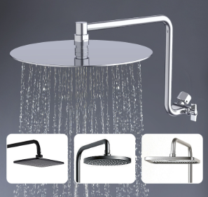 Justerbar brusearmforlænger af massiv messing