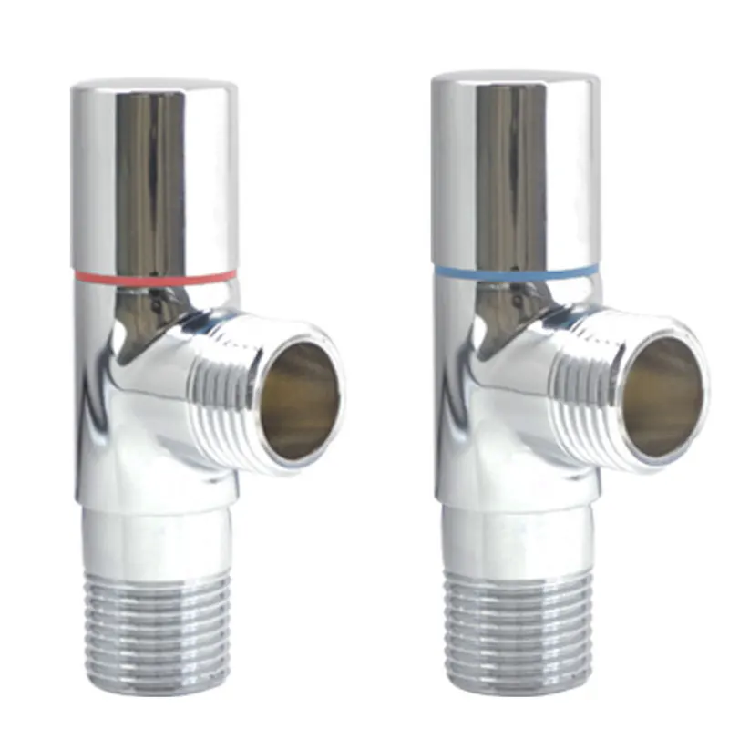 Vinkelventil af messing