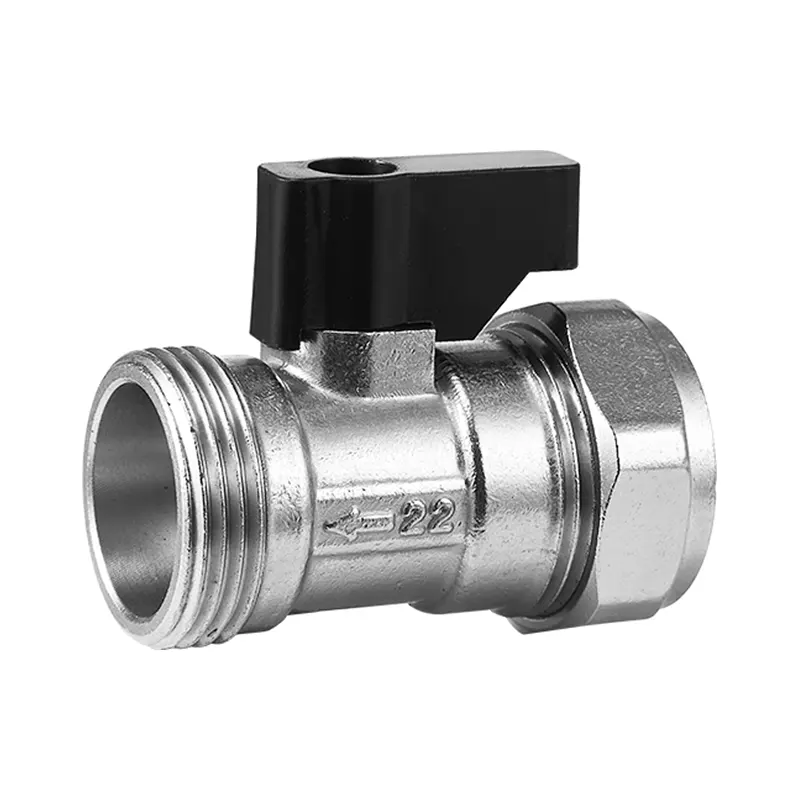 Messing Mini Compression Quick Open Kugleventil