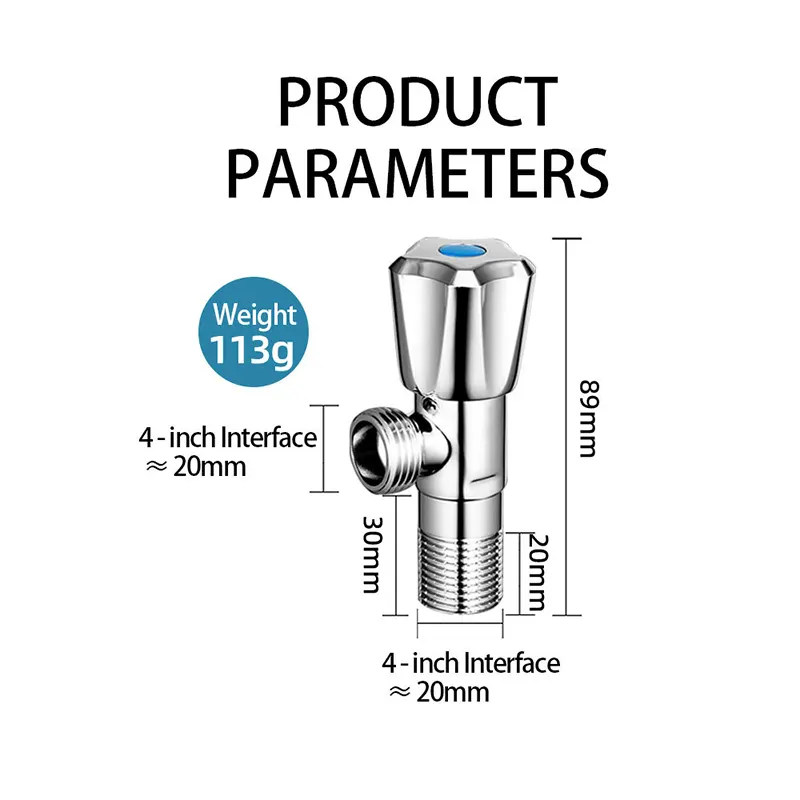 One-Piece Brass Angle Valve
