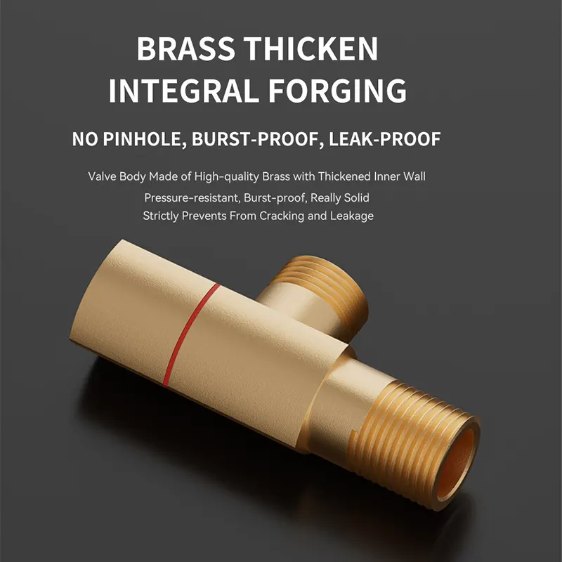 Electroplated Brass Angle Valve