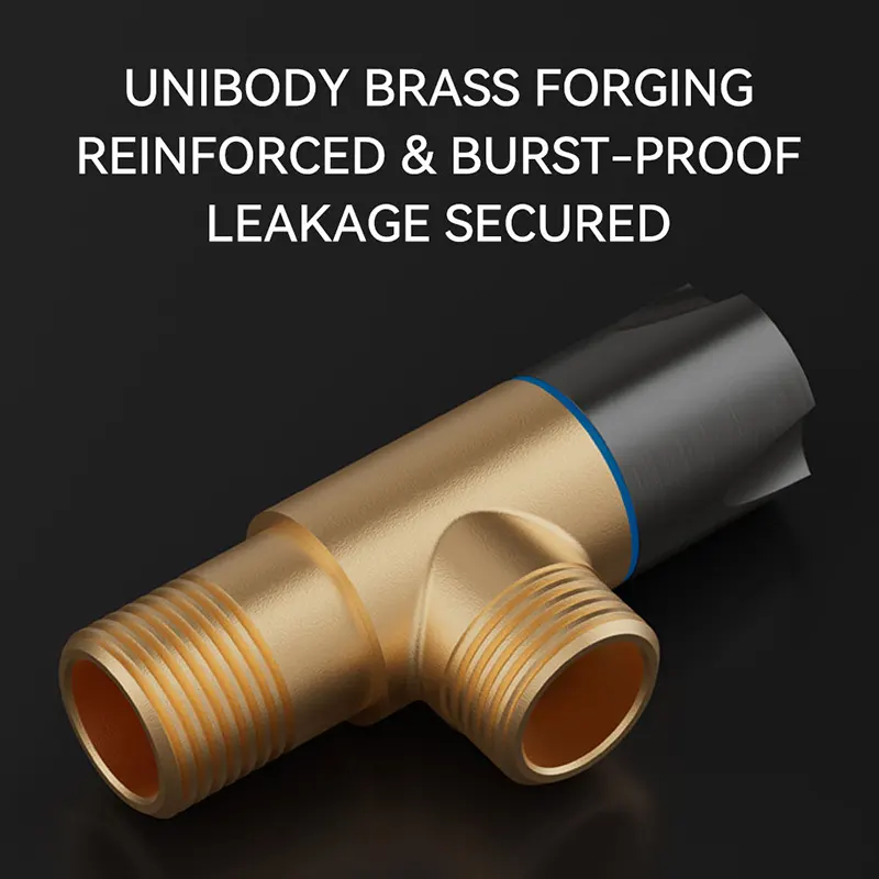 Grey Brass Angle Valve