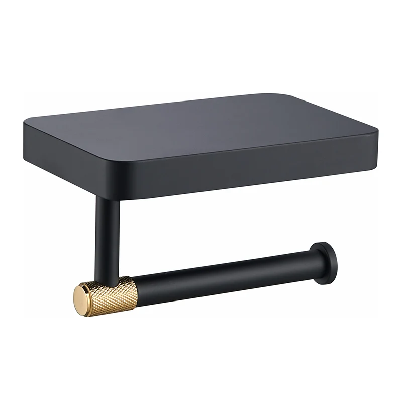 Papirholder med hylde