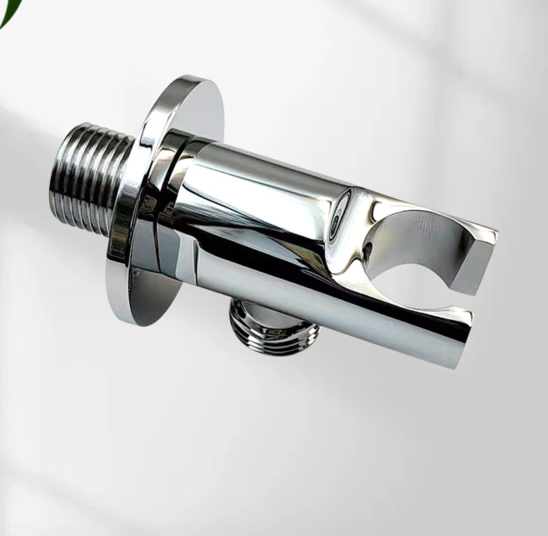 Håndholdt bruseholder af massiv messing, vægmonteret skjult brusebeslag, tilbehør til badeværelsesbruser